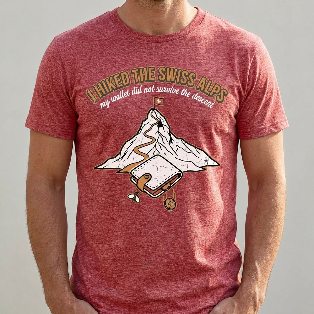I Hiked The Swiss Alps T Shirt