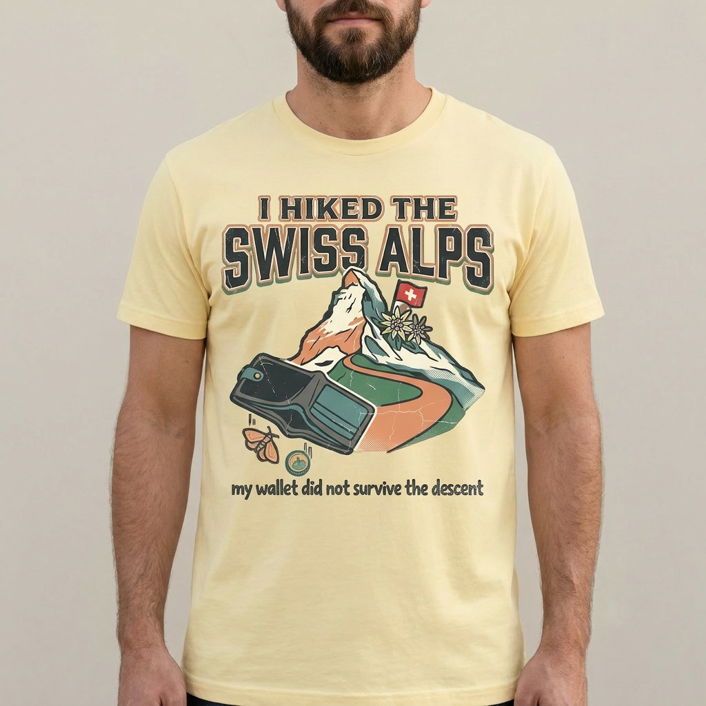 I Hiked The Swiss Alps T Shirt